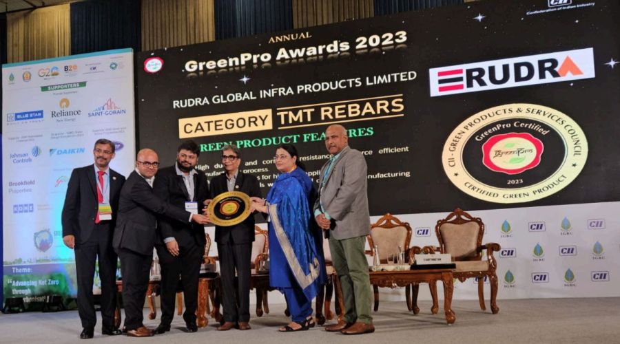 RUDRA TMX receives green product certification